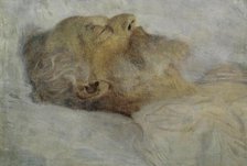 Old man on his deathbed, 1900. Creator: Gustav Klimt.