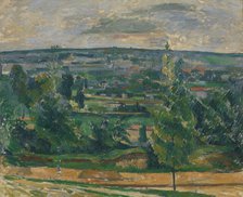 Landscape from Jas de Bouffan, c1879. Creator: Paul Cezanne.