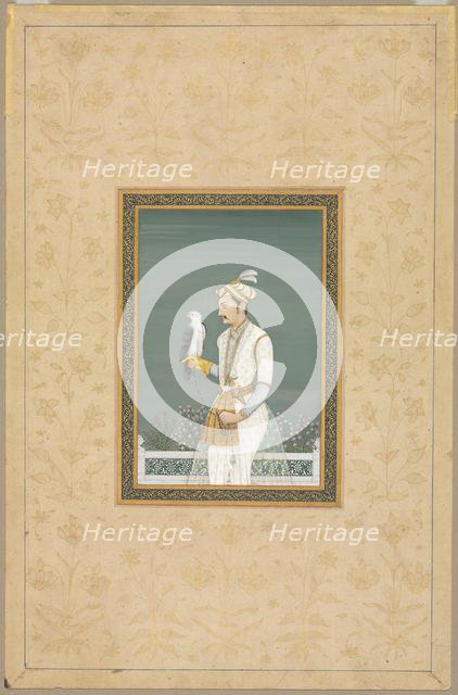 Portrait of a Prince with a Hawk, 1700s. Creator: Unknown.