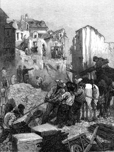 Rebuilding St. Cloud, Paris, 1874. Creator: William James Palmer.