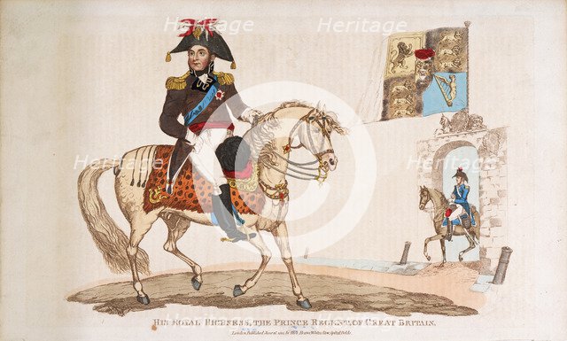 King George IV as Prince Regent, 1815. Artist: Unknown