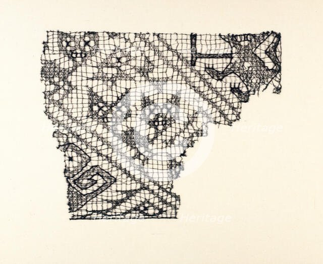 Headcloth Fragment, Peru, 1000/1476. Creator: Unknown.