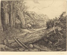 At the Home of the Woodcutters (Chez les bocherons). Creator: Alphonse Legros.
