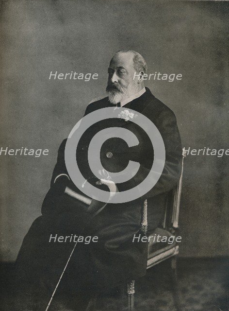 King Edward VII in private life, c1903 (1911). Creator: WS Stuart.