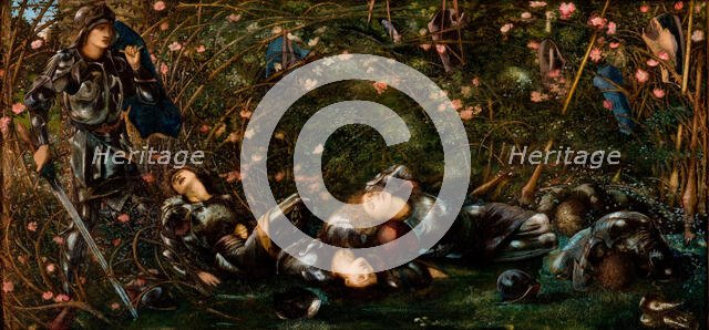 The Prince Enters the Wood, 1871-1873. Creator: Burne-Jones, Sir Edward Coley (1833-1898).