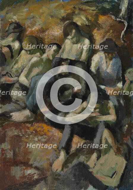 Prison Camp, 1919. Creator: Henry Ericsson.