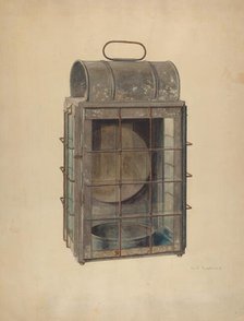 Ship's Lantern, c. 1942. Creator: Arthur Ringold.