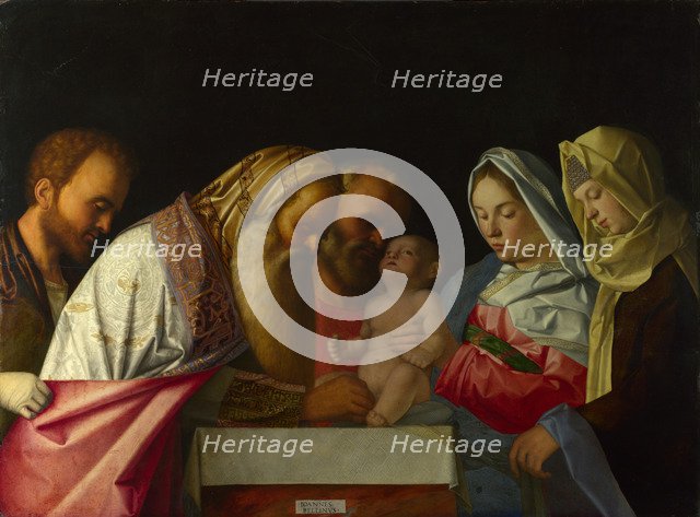 The Circumcision, c. 1500. Artist: Bellini, Giovanni, (Workshop)  