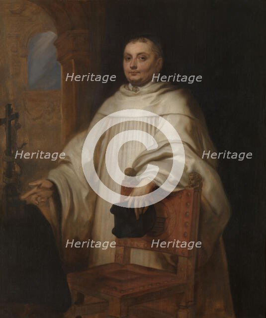 Benedictus van Thulden, Prior of St. Bernard's Abby in Hemiksem, 1660. Creator: Theodoor van Thulden.