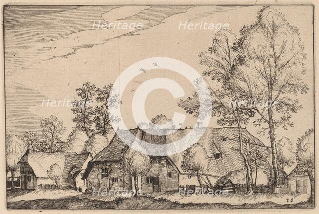 Large Farm, published 1612. Creator: Claes Jansz Visscher.