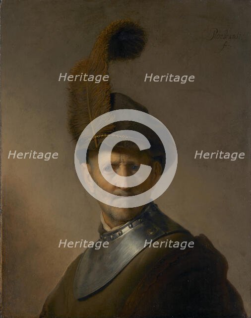 An Old Man in Military Costume, about 1630-1631. Creator: Rembrandt Harmensz van Rijn.
