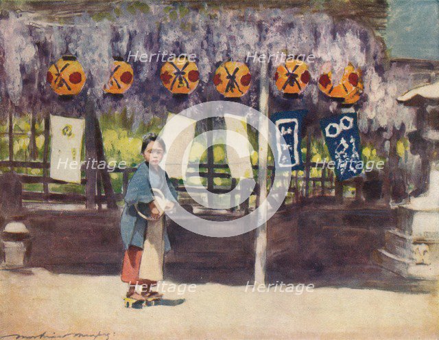 'Wistaria, c1887, (1901). Artist: Mortimer L Menpes.