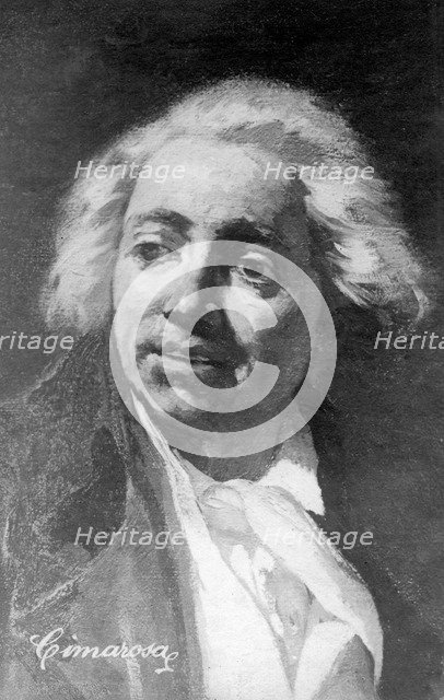 Domenico Cimarosa (1749-1801), Italian composer, 20th century. Artist: Unknown