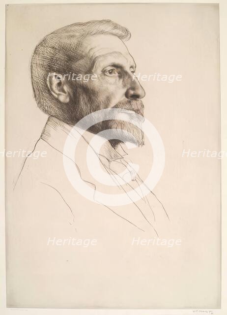 Henry Rider Haggard, c1911. Creator: William Strang.