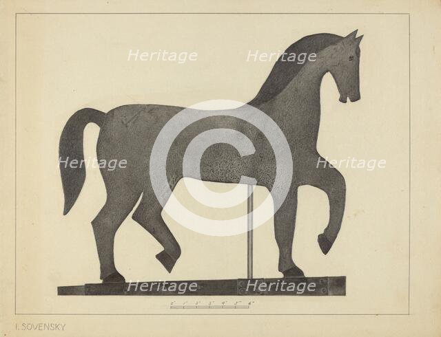 Weather Vane, c. 1937. Creator: Isidore Sovensky.