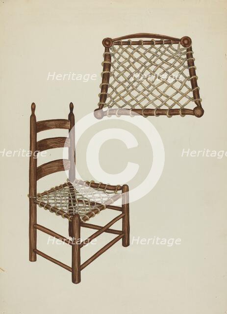 Ranch Chair, c. 1937. Creator: Verna Tallman.