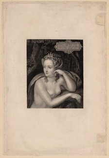 Portrait of Diane de Poitiers (1499-1566), Mid of 16th cen.. Artist: Anonymous  