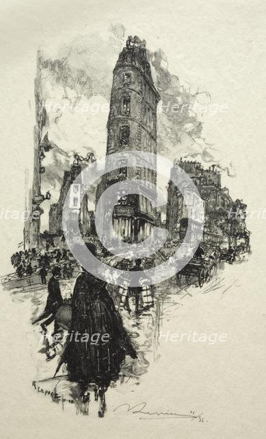 Coin de la Rue de la Lune, 1890. Creator: Auguste Louis Lepère (French, 1849-1918).