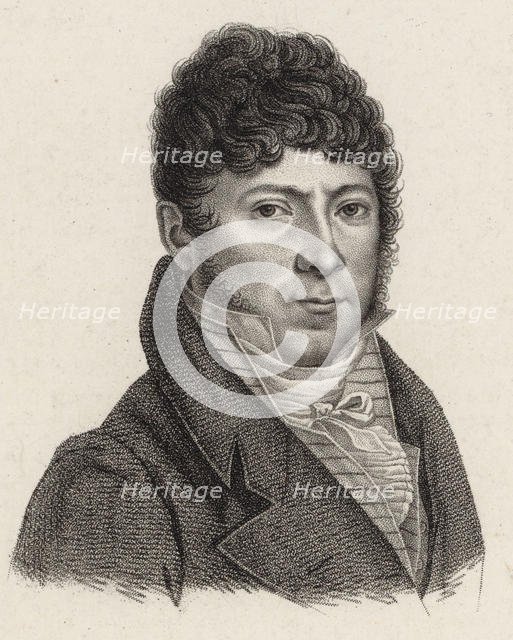 Portrait of the violinist and composer Philippe Libon (1775-1838) , 1810. Creator: Lambert, Jean Baptiste Ponce (active 1785-1820).