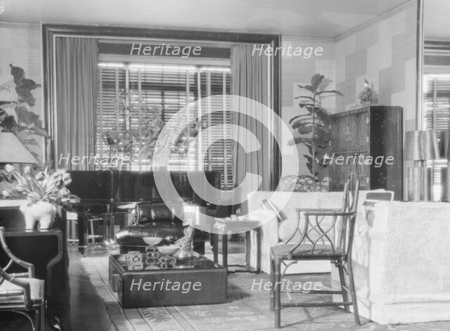 Gould, Jay, Mrs., apartment, 1929 Feb. 16. Creator: Arnold Genthe.