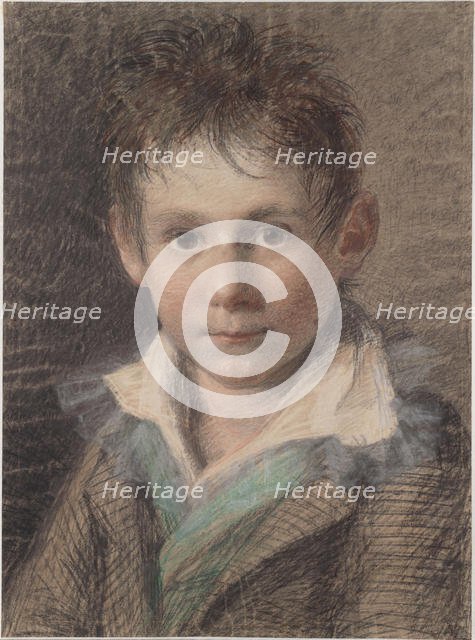 Half-length portrait of a boy. Creator: Ellenrieder, Marie (1791-1863).