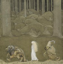 The Princess and the Trolls, 1913. Creator: John Bauer.
