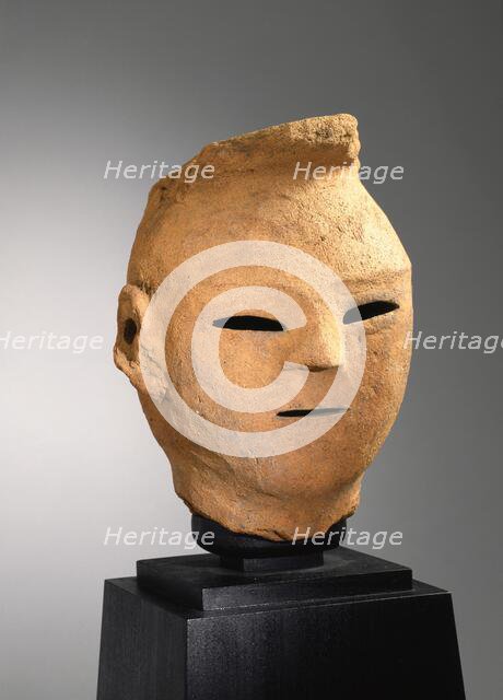 Haniwa female head, 500s. Creator: Unknown.