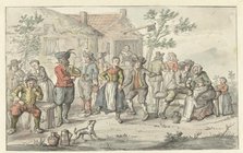 Cheerful company at an inn, 1661-1693. Creator: Gerrit Grasdorp.