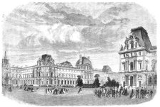 New Court of the Louvre, Paris, 1856.  Creator: Unknown.