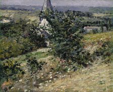 Old Church at Giverny, 1891. Creator: Theodore Robinson.