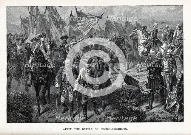 After the Battle of Hohenfriedberg, 1882. Artist: Anonymous  