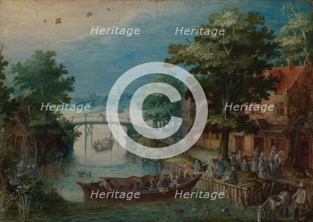 Summer Landscape, c1615-1620. Creator: Christoffel van den Berghe.