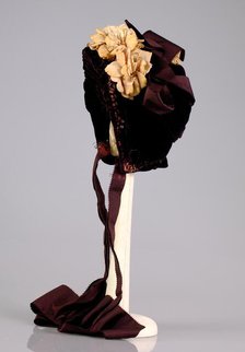 Bonnet, French, ca. 1880. Creator: Mme Mantel.