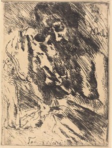 Tod und Weib (Death and the Woman), 1921 (published 1922). Creator: Lovis Corinth.