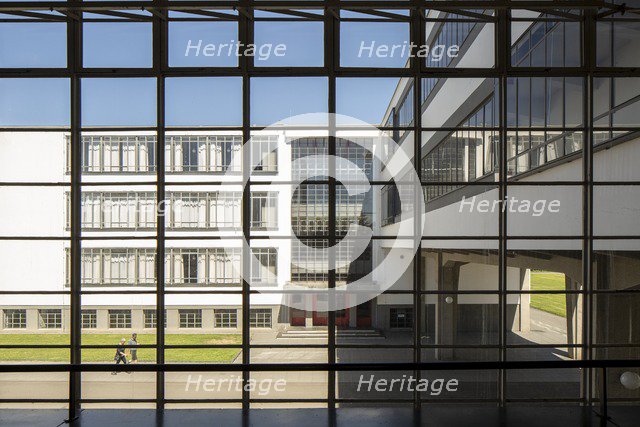 The Bauhaus building, Dessau, Germany, 2018.  Artist: Alan John Ainsworth.