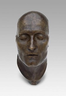 Death Mask of Napoleon, modeled 1821 (cast 1833). Creators: Louis Richard, E. Quesnel.