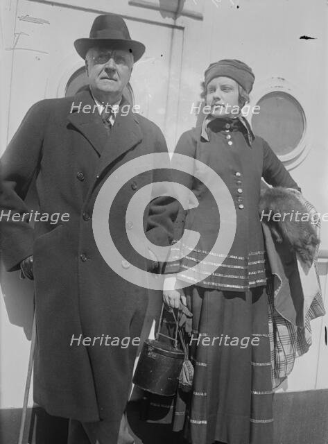 Sir H.B. Tree & Miss Tree, 1916. Creator: Bain News Service.
