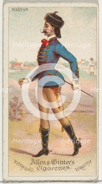 Magyar, from World's Dudes series (N31) for Allen & Ginter Cigarettes, 1888. Creator: Allen & Ginter.