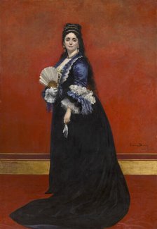 Countess Rattazzi, née Maria-Laetitia Bonaparte-Wyse, 1872. Creator: Charles Emile Auguste Carolus-Duran.