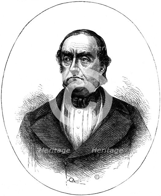 Lewis Cass, American soldier, statesman and historian, (c1880). Artist: Unknown