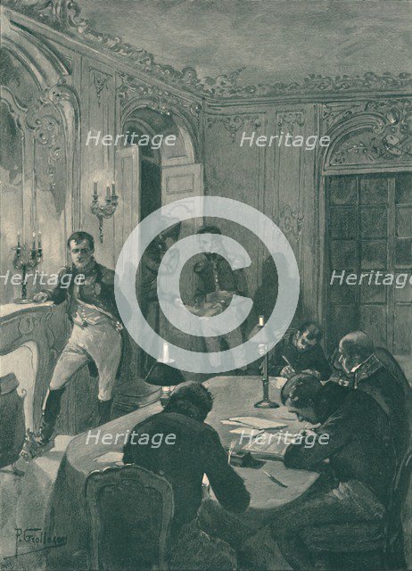 'Napoleon Dictating To His Secretaries', 1896. Artist: Unknown.