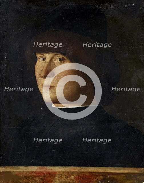 Portrait of a Young Man, ca 1500-1510. Creator: Bellini, Giovanni (1430-1516).