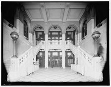 The Lobby, Union Trust Building, Detroit, Mich., between 1900 and 1906. Creator: Unknown.