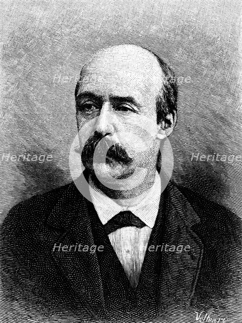 Alexandre Agassiz, Swiss-born American oceanographer, marine zoologist and mining engineer, 1883. Artist: Unknown