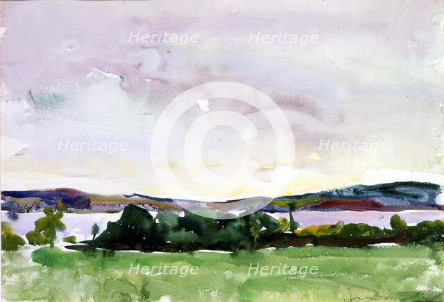 New Hampshire Lake--Raymond, 1927. Creator: Charles Webster Hawthorne.