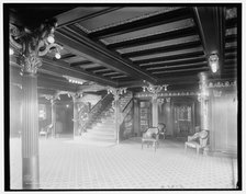 The Lobby, Str. City of Cleveland, Detroit & Cleveland Navigation Co., c1908. Creator: Unknown.