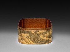 Box (bottom), late 1800s. Creator: Unknown.