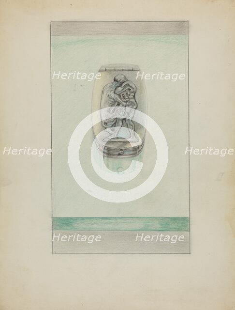 Silver Snuff Box, 1935/1942. Creator: Horace Reina.