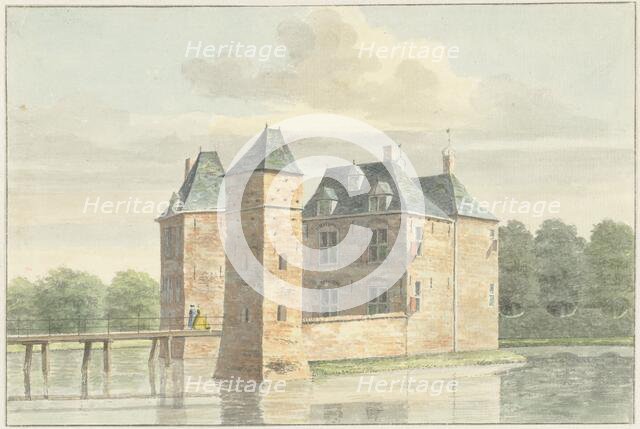 Moersbergen Castle near Doorn, 1744. Creator: Hendrik de Winter.