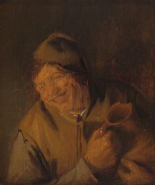 The Merry Peasant, c.1646. Creator: Adriaen van Ostade.